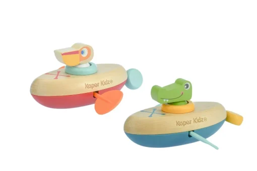 Animal Canoe Pull String Water Bath Toy