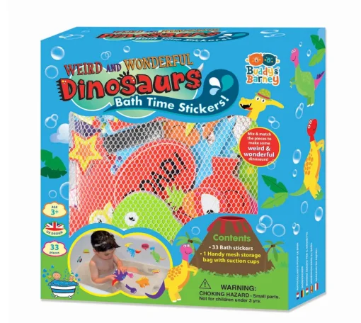 Bath Stickers | Weird and Wonderful Dinosaurs | Buddy u0026 Barney