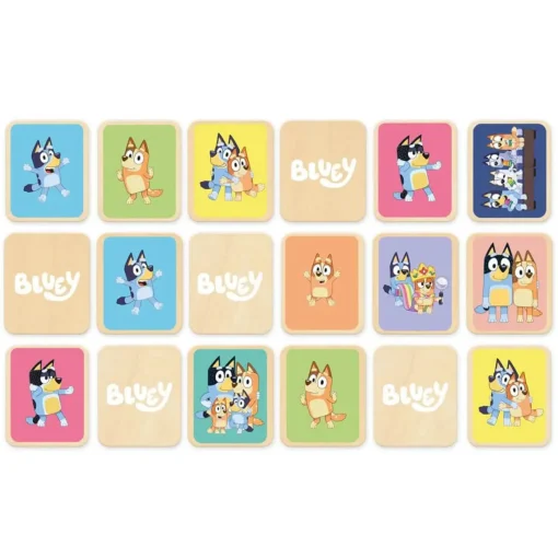 Bluey Wooden Memory Game