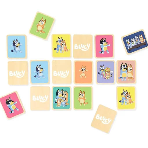 Bluey Wooden Memory Game