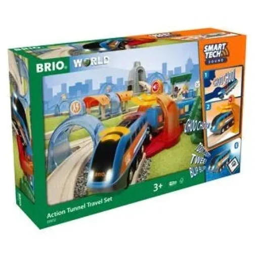 BRIO - Action Tunnel Travel Set
