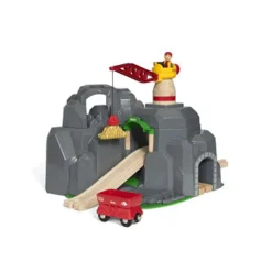 BRIO - Crane and Mountain Tunnel 7 Pieces