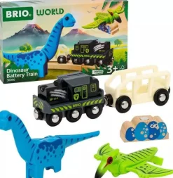Brio - Dinosaur Battery Train 5 pieces