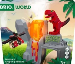 BRIO - Dinosaur Erupting Volcano 5 pieces