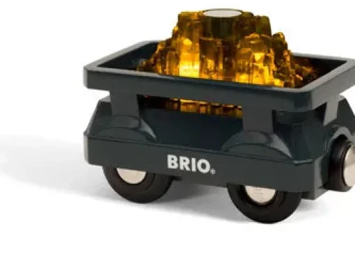 BRIO - Light Up Gold Wagon 2 pieces