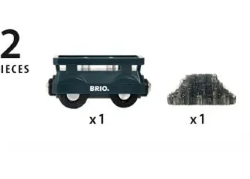 BRIO - Light Up Gold Wagon 2 pieces