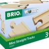 BRIO - Mini Straight Tracks 4 pieces
