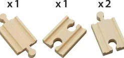 BRIO - Mini Straight Tracks 4 pieces