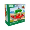 BRIO - Turntable and Figure 2 Pieces