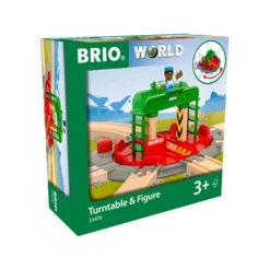 BRIO - Turntable and Figure 2 Pieces