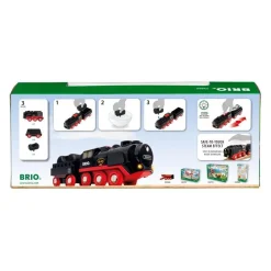 BRIO BO - Steaming Train 3 pieces