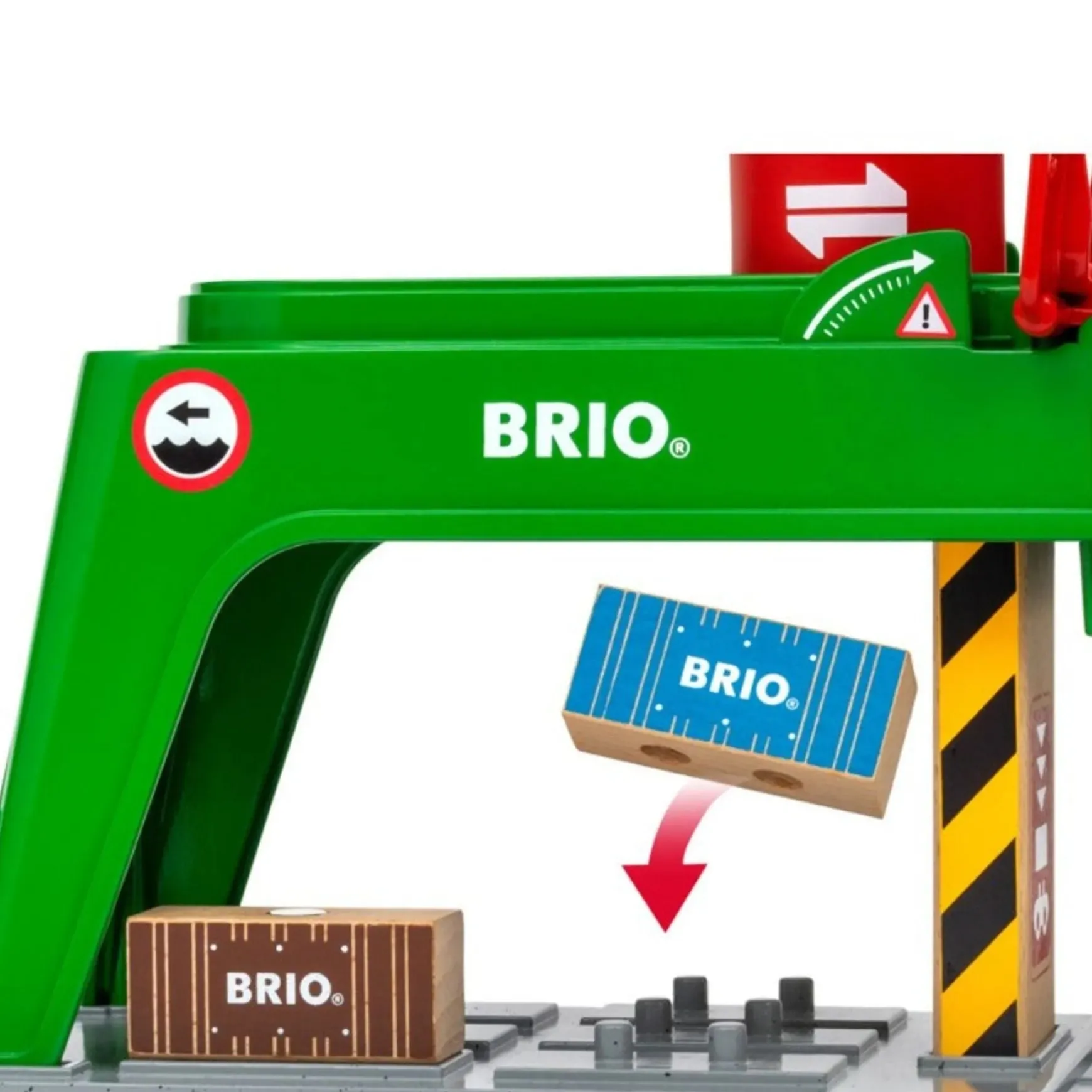 BRIO Crane - Container Crane 6 pieces