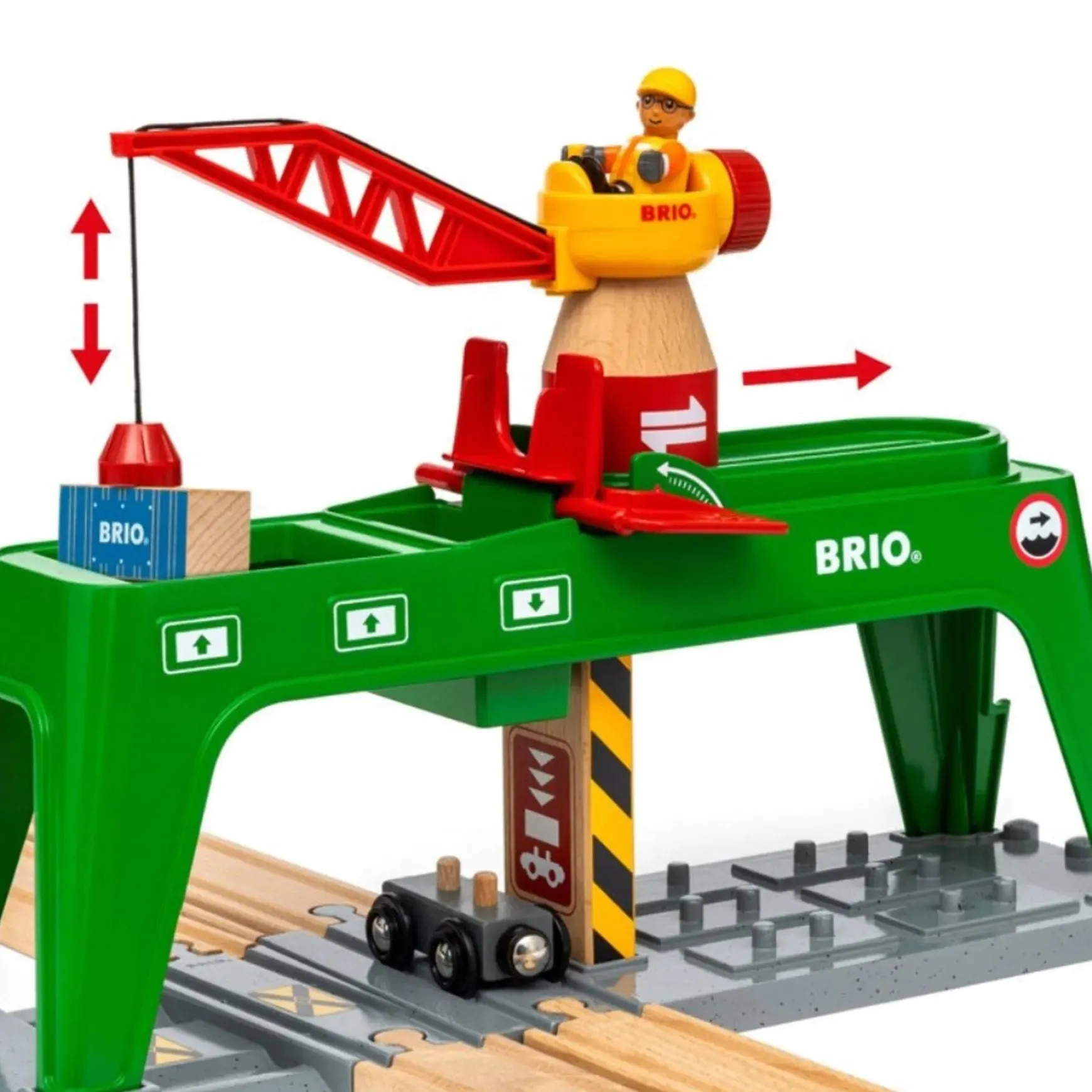 BRIO Crane - Container Crane 6 pieces