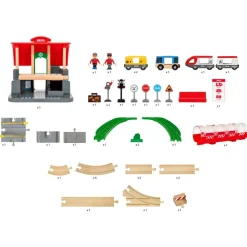 BRIO Set - Central Station Set 37 pieces