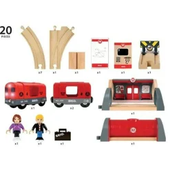 BRIO Set - Metro Railway Set 20 pieces