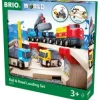 BRIO Set - Rail u0026 Road Loading Set 32 pieces