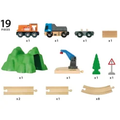 BRIO Set - Starter Lift u0026 Load Set A 19 pieces