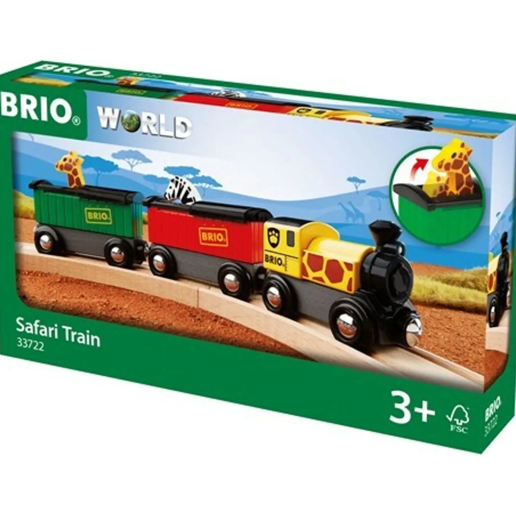 BRIO Train - Safari Train 3 pieces