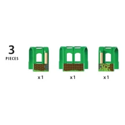 BRIO Tunnel - Flexible Tunnel 3 pieces