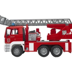 Bruder | MAN TGA Fire Engine w/Water Pump u0026 Light u0026 Sound Module 1:16