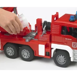 Bruder | MAN TGA Fire Engine w/Water Pump u0026 Light u0026 Sound Module 1:16