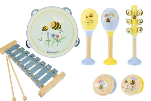 Buzzy Days Bee 7 Piece Musical Set