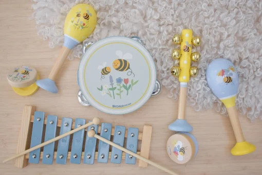Buzzy Days Bee 7 Piece Musical Set