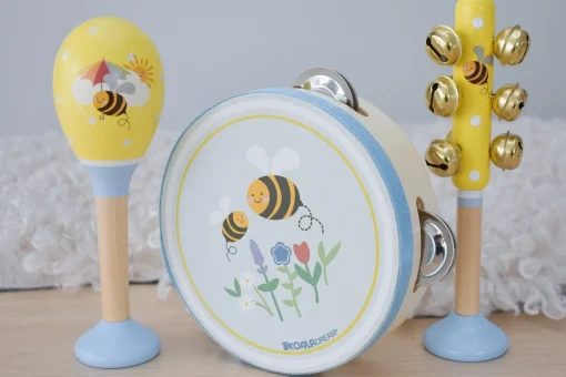 Buzzy Days Bee 3 Piece Musical Set