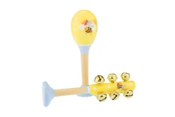 Buzzy Days Bee Maraca and Bellstick Set