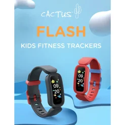 Cactus - Flash - Kids Fitness Activity Tracker - Red