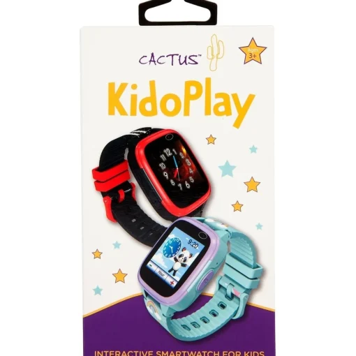 Cactus - KidoPlay - Kids Interactive Game Watch - Aqua / Purple