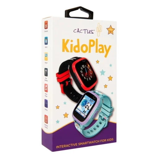 Cactus - Kidoplay - Kids Interactive Game Watch - Black / Red trim