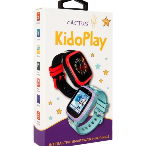 Cactus - KidoPlay - Kids Interactive Game Watch - Aqua / Purple
