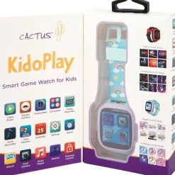 Cactus - KidoPlay - Kids Interactive Game Watch - Aqua / Purple