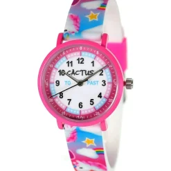 Cactus - Primary - Kids Watch - Unicorns - Pink