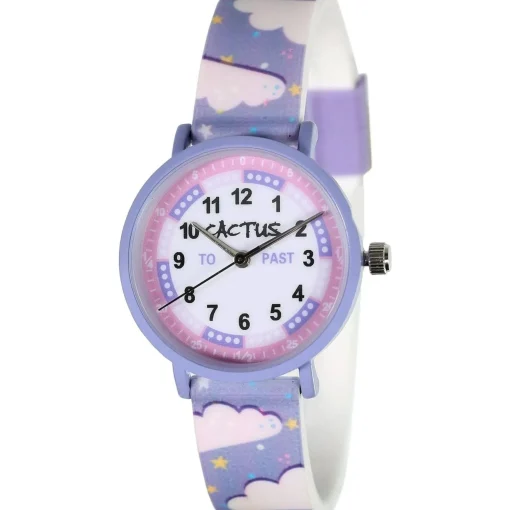 Cactus - Primary - Kids Watch - Purple - Rainbows