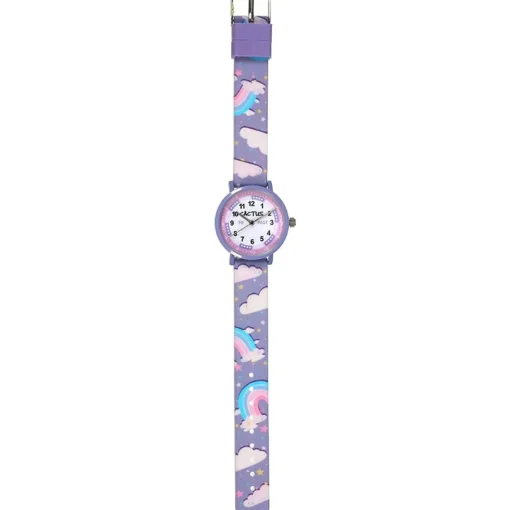 Cactus - Primary - Kids Watch - Purple - Rainbows