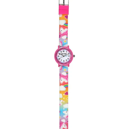 Cactus - Primary - Kids Watch - Unicorns - Pink