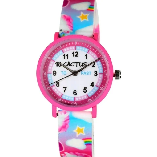 Cactus - Primary - Kids Watch - Unicorns - Pink