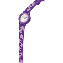 Cactus - Timekeeper - Kids Watch - Purple / Flowers