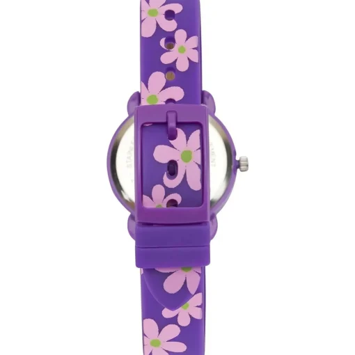Cactus - Timekeeper - Kids Watch - Purple / Flowers
