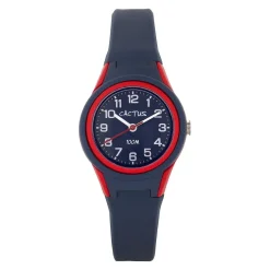 Cactus - Tropical - Kids Waterproof Watch - Blue / Red