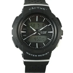 Cactus Watches | Analogue Digital Combo Watch | Black