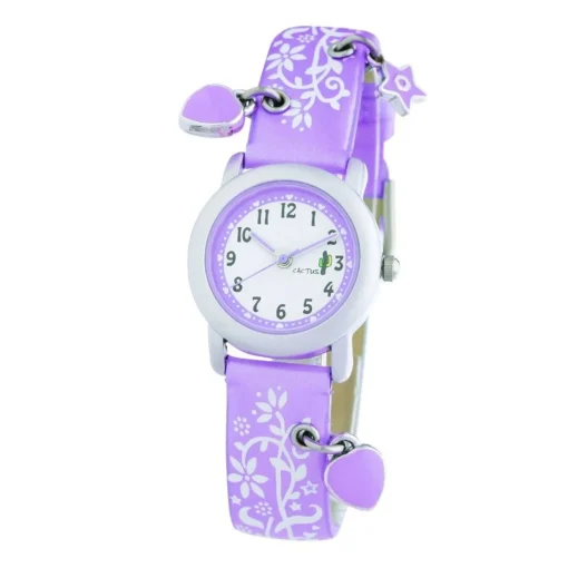 Cactus Watches | Charming | Kids Charm Watch | Purple