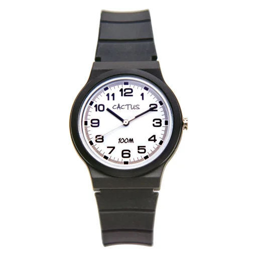 Cactus Watches | Kids Analogue Classic Watch | Black