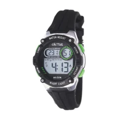 Cactus Watches | Kids Digital Galaxy Watch | Black/Green