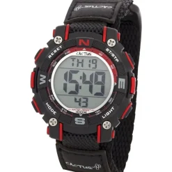 Cactus Watches | Robust | Kids Digital Watch | Black/Red