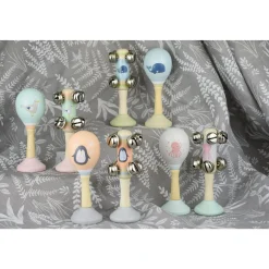 Calm u0026 Breezy Sea Wooden Maraca u0026 Bell Stick Set