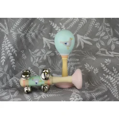 Calm u0026 Breezy Sea Wooden Maraca u0026 Bell Stick Set