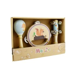 Calm u0026 Breezy Woodland Wooden 3 Piece Musical Set